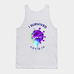 I SURVIVED COVID 19 Tank Top